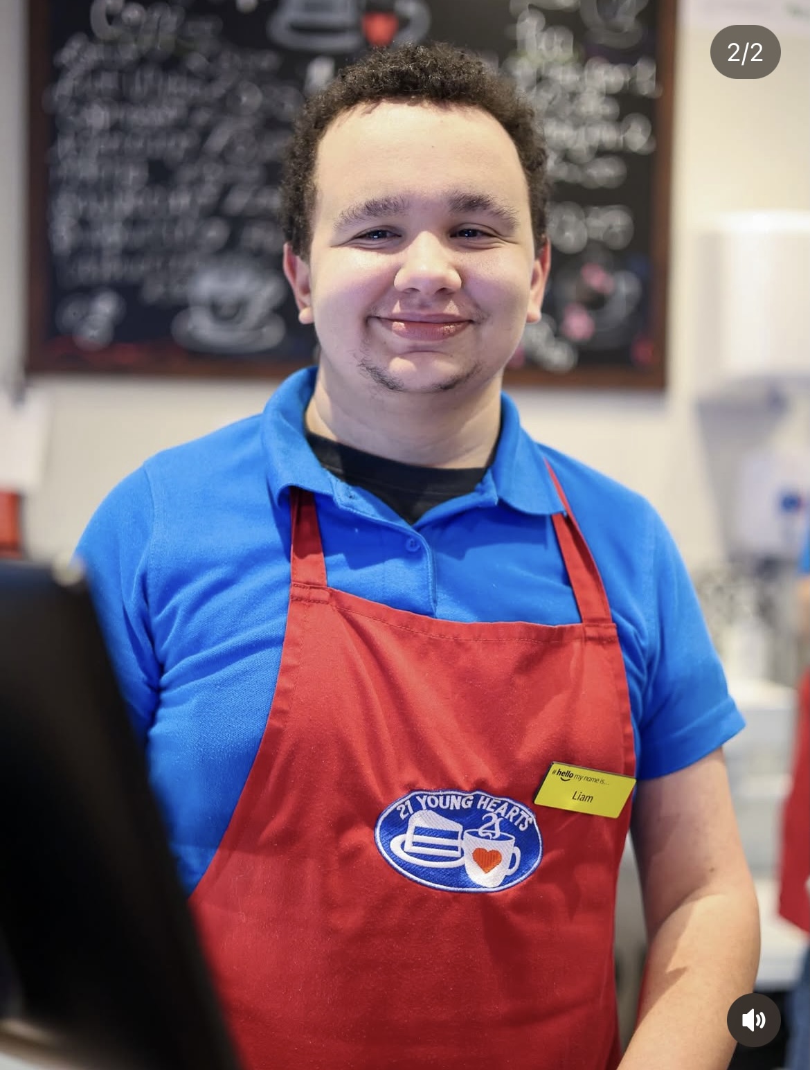 Team member at 21 Young Hearts